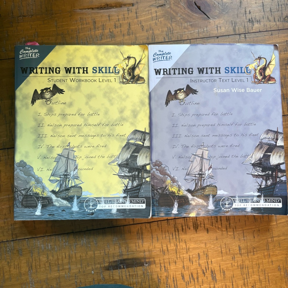 Writing With Skill Books Set Home School Curriculum High School Writing